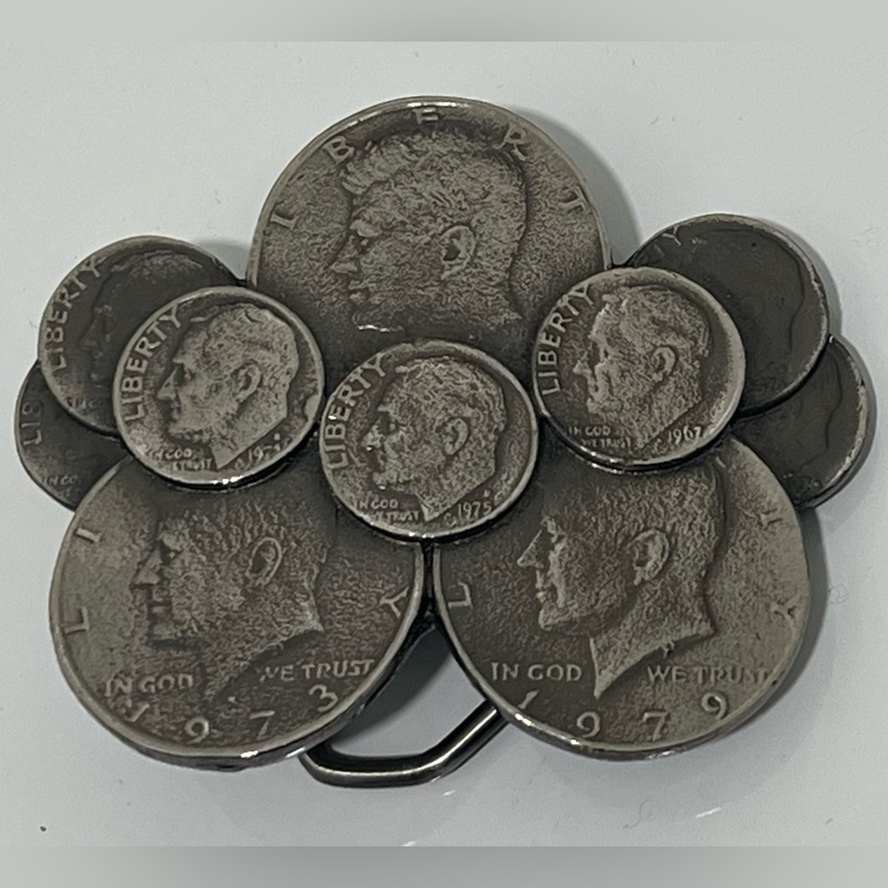 The Great American Buckle Company vintage coins buckle